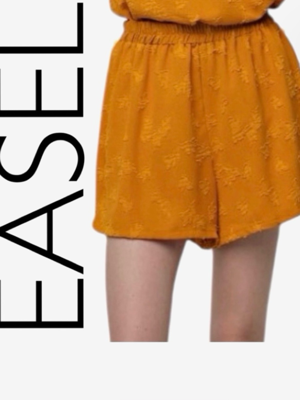 NWT Easel Textured High Waist Shorts